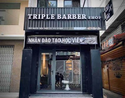 Thiết kế bảng hiệu barber shop