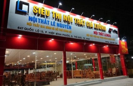 Bảng hiệu showroom nội thất