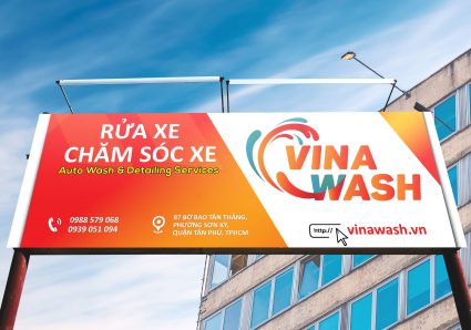 Biển quảng cáo rửa xe