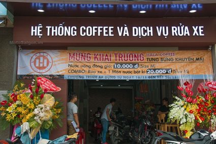 Bảng hiệu rửa xe đẹp đầy uy tín