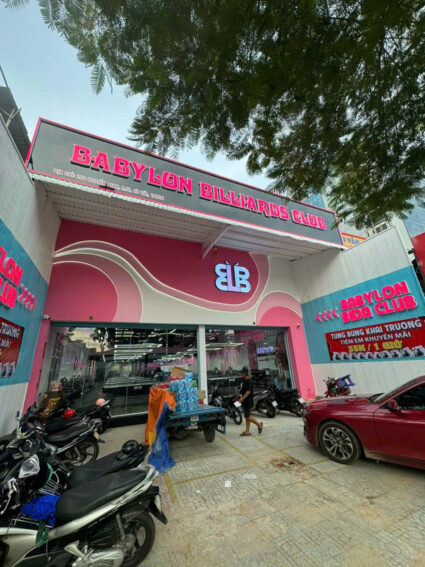 Bảng hiệu bida sang trọng