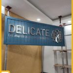 Thi công backdrop nền gỗ