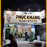 Bảng hiệu shop mẹ và bé