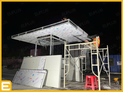Thi công nhà bảo vệ MiniGO