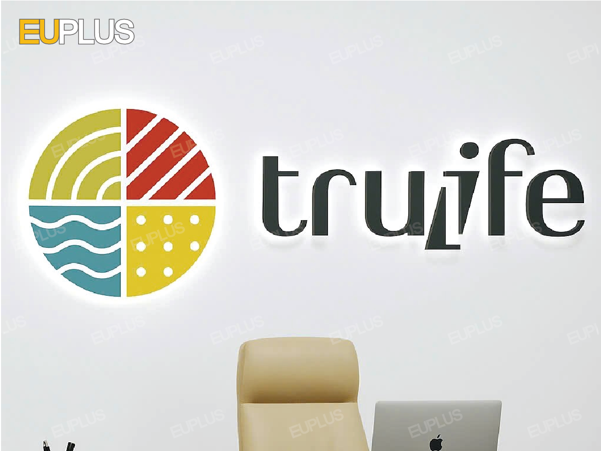 Mẫu lắp đặt logo văn phòng
