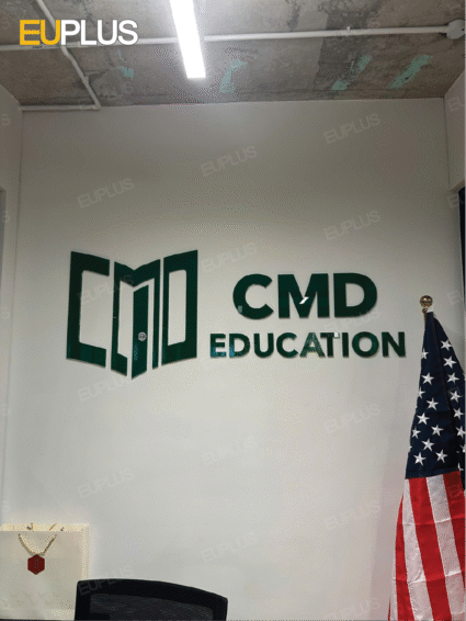 Lắp đặt logo mica