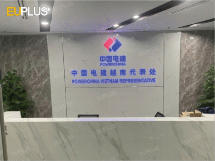 thi công logo văn phòng