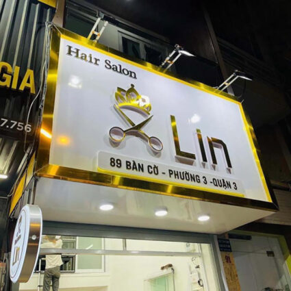 thiết kế bảng hiệu salon