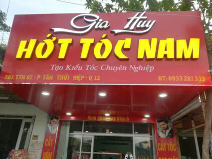 bảng hiệu salon tóc