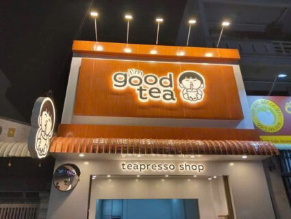 Thiết kế bảng hiệu trà sữa đẹp