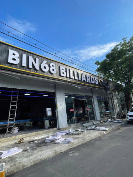 Thi công bảng hiệu bida