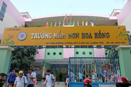 Bảng hiệu mầm non sang trọng