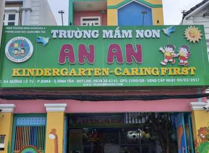 mẫu bảng hiệu mầm non