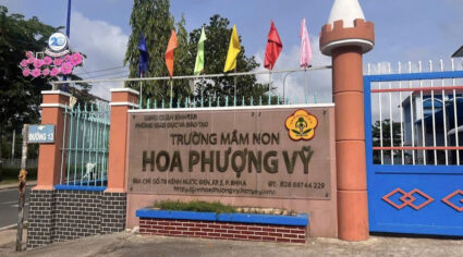 bảng hiệu trường mầm non