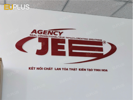 thi công logo văn phòng đẹp